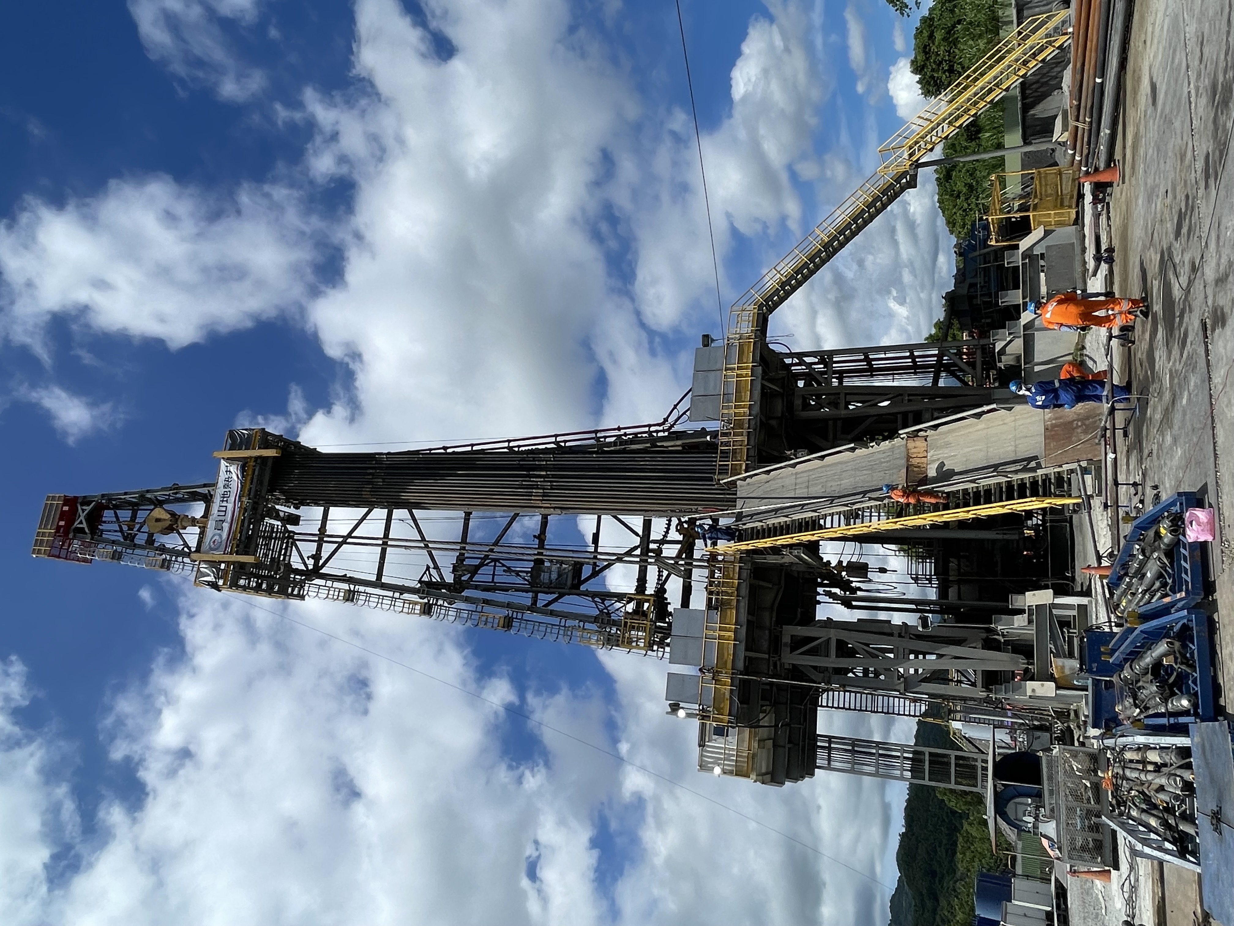 Academia Sinica and the CPC Corporation discover high-potential geothermal reservoir after drilling nearly 4,000 meters. Photo credit: Academia Sinica.